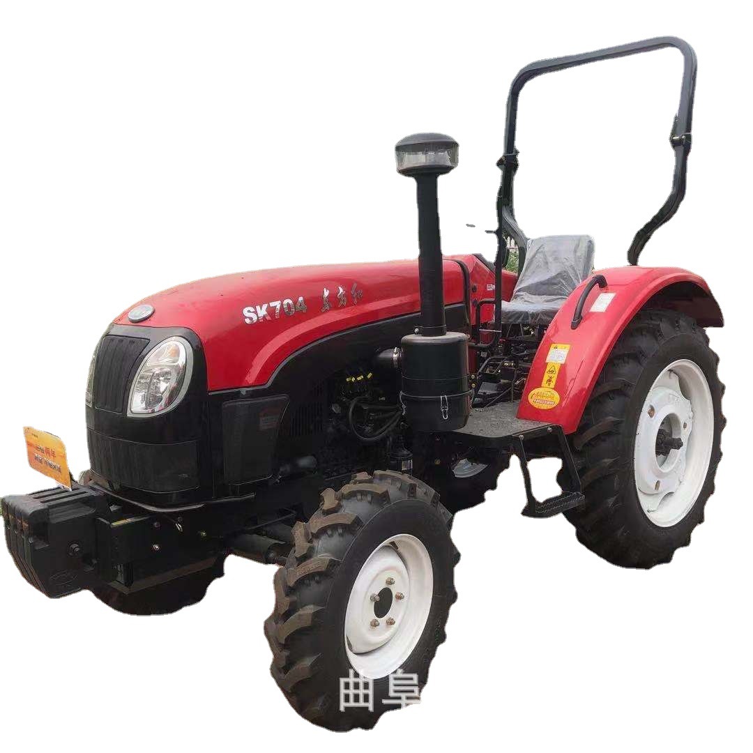 东方红me704四轮拖拉机 窄轮距红薯土豆种植拖拉机 大桥整地机