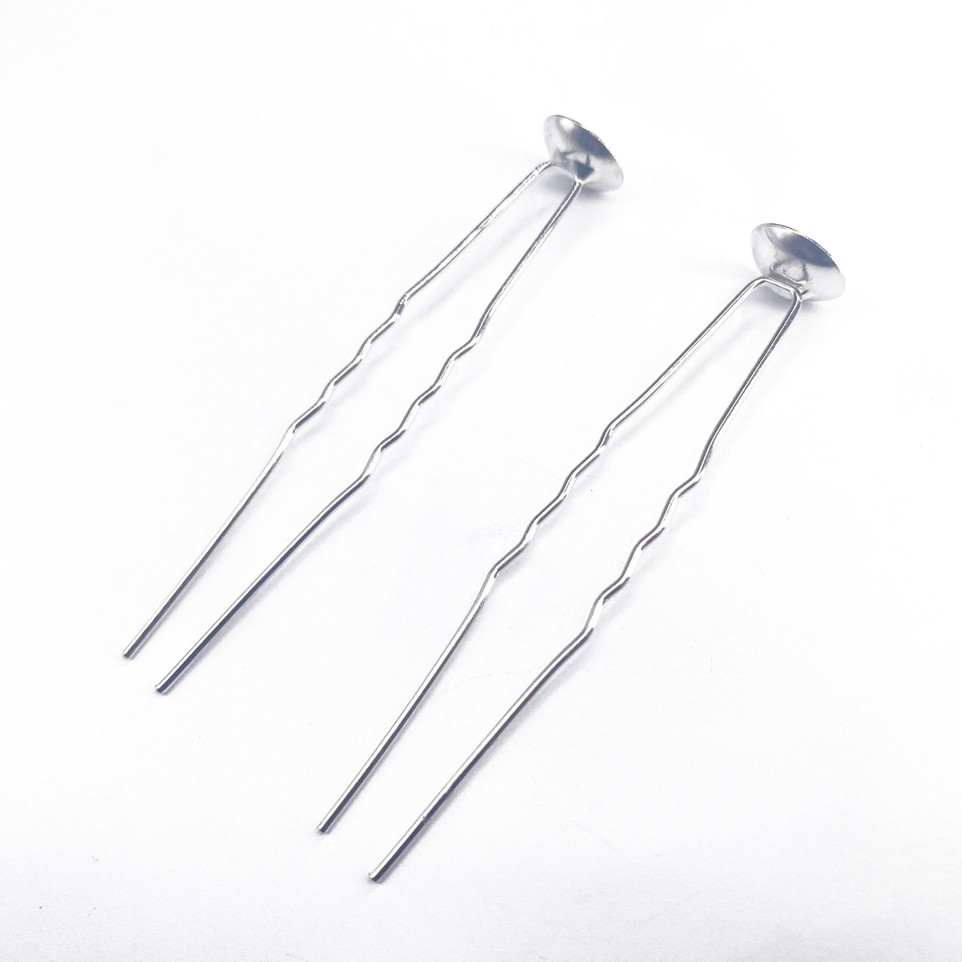 韩国 少女u型发叉 diy发簪 盘发叉夹 头饰品发饰配件 批发