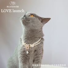 宠物珍珠项链 猫咪狗狗珍珠项圈 宠物挂饰可爱装饰品猫狗用品批发