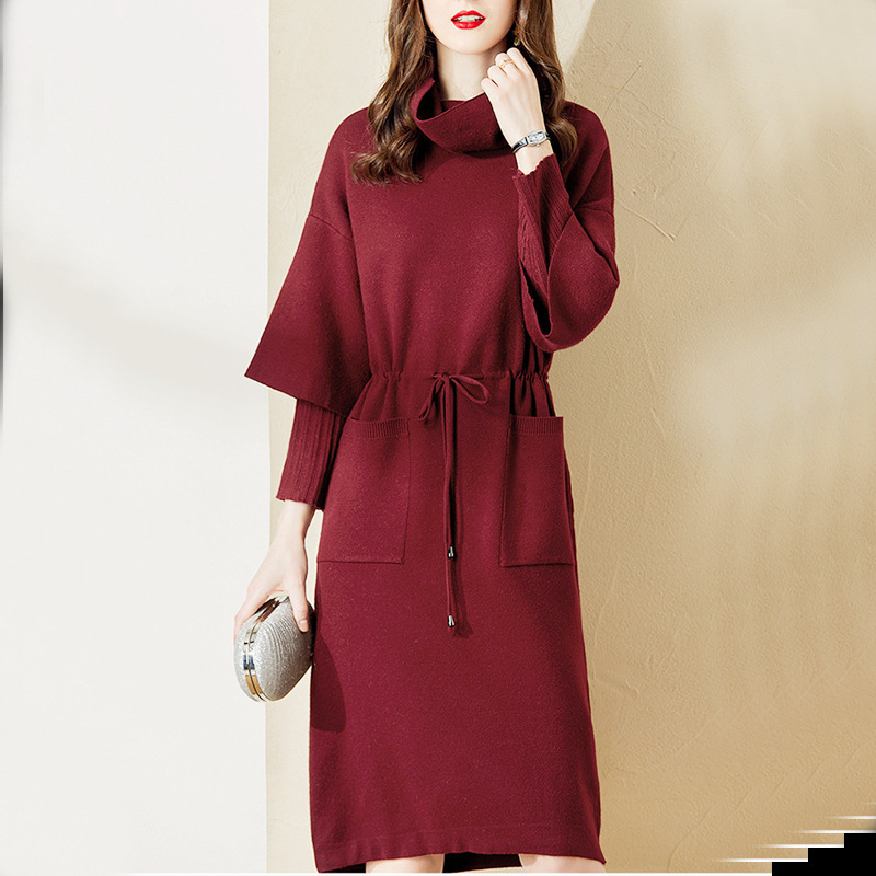 结婚喜婆婆婚宴装婚礼服妈妈礼服高贵年轻高端冬装冬季连衣裙秋冬