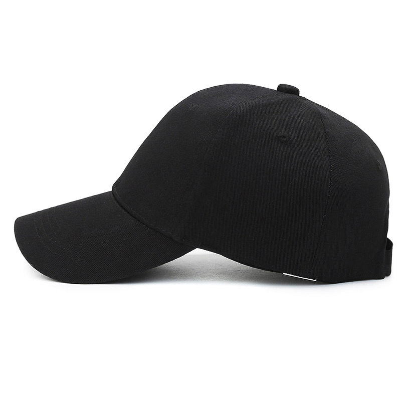 Cotton Hard Top Peak Cap Men's and Women's Solid Color Light Board Spring and Summer Outdoor Sun Protection Sun Hat Casual Baseball Cap Fashion Wholesale