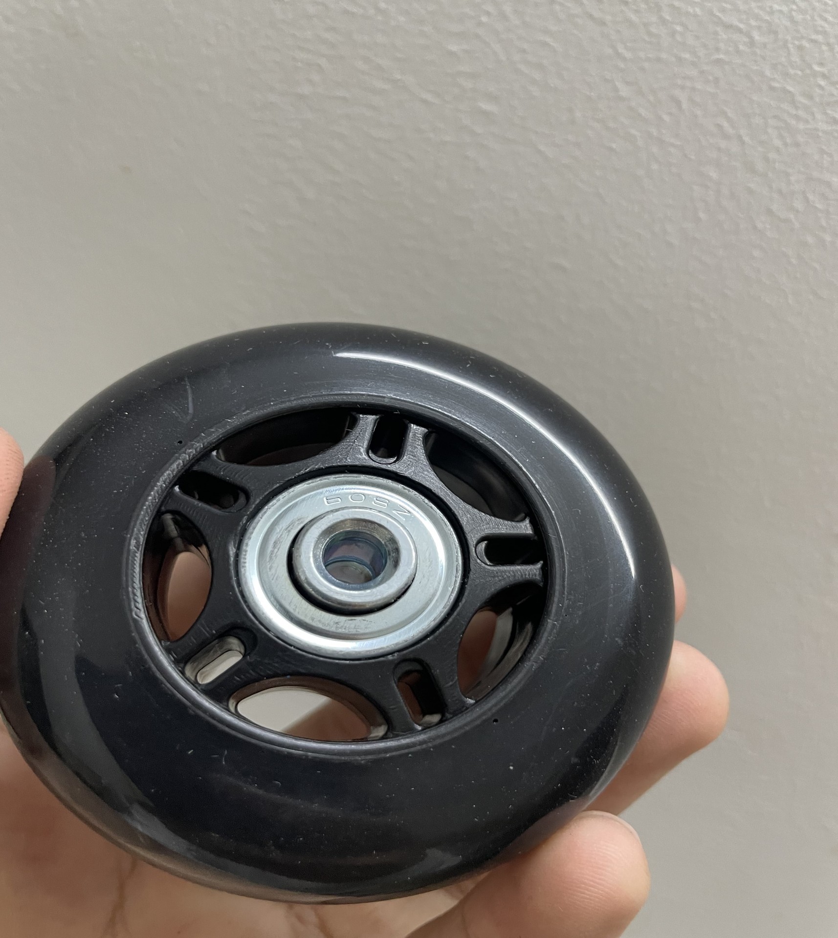 跨境静音拉杆箱万向轮 橡胶万向脚轮 旅行箱轴承维修行李箱更换轮