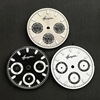 Watch Accessories black white/grey Literally Surface 29mm Dial adaptation VK63 customized machining parts