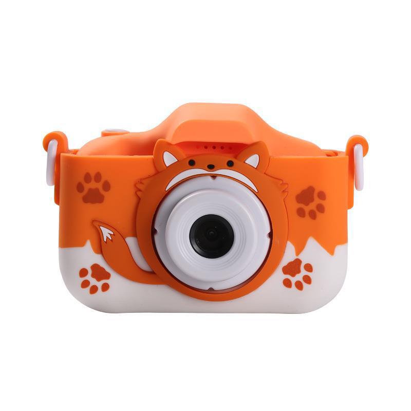 New Private Model Children's Camera 4000W Hd Dual Lens Cartoon Mini Camera Drop-Resistant Baby Gift