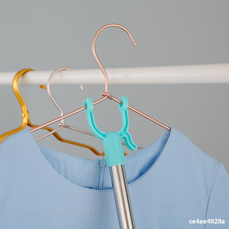 伸缩取衣杆衣杆杆衣叉杆阳台不锈钢厂家撑直销家用晒衣晾衣杆批发