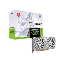 新品MSI 万图师GeForce RTX 4060 VENTUS 2X WHITE 8G OC 电竞显