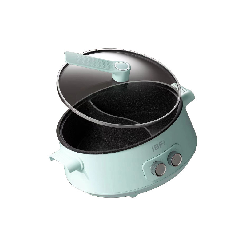[Activity Gift] Home Two-Flavor Hot Pot Student Dormitory Electric Caldron Multi-Functional Integrated Household Electric Pot Hot Pot