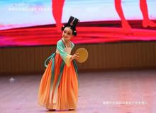 六一儿童汉服执镜佣表演服女童汉服襦裙执镜俑演出服中国风民族舞