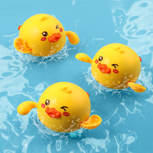 宝宝洗澡玩具儿童戏水小鸭子婴儿小黄鸭男孩浴缸捞鱼游泳浴室女孩