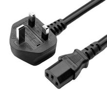 bs认证英规13a插头电源线 英式英标插头线三孔电脑电源线纯铜