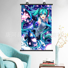 初音未来海报MIKU挂画歌姬公主殿下装饰画动漫周边壁画背景墙漫展