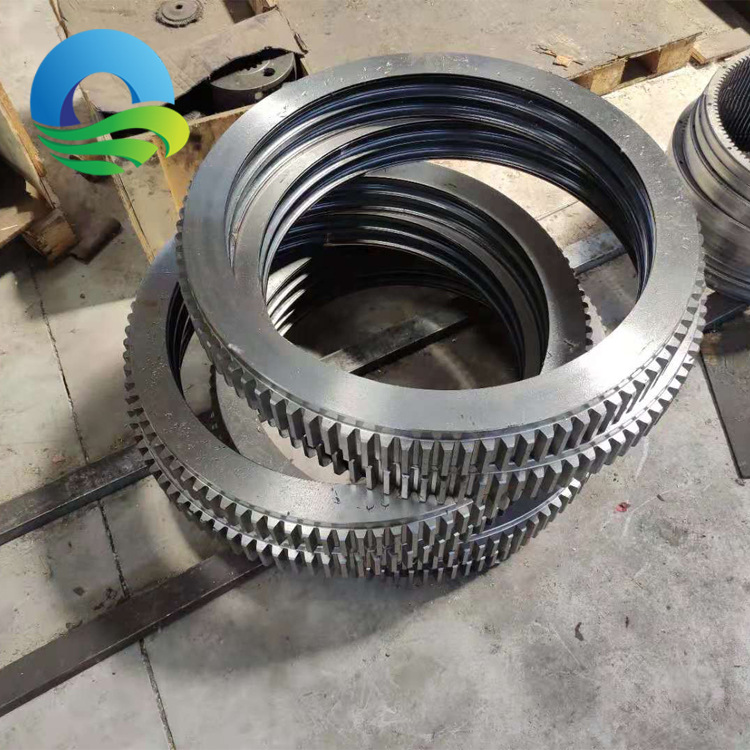 厂家供应1-5米铸钢大齿轮齿圈 分段齿圈齿轮