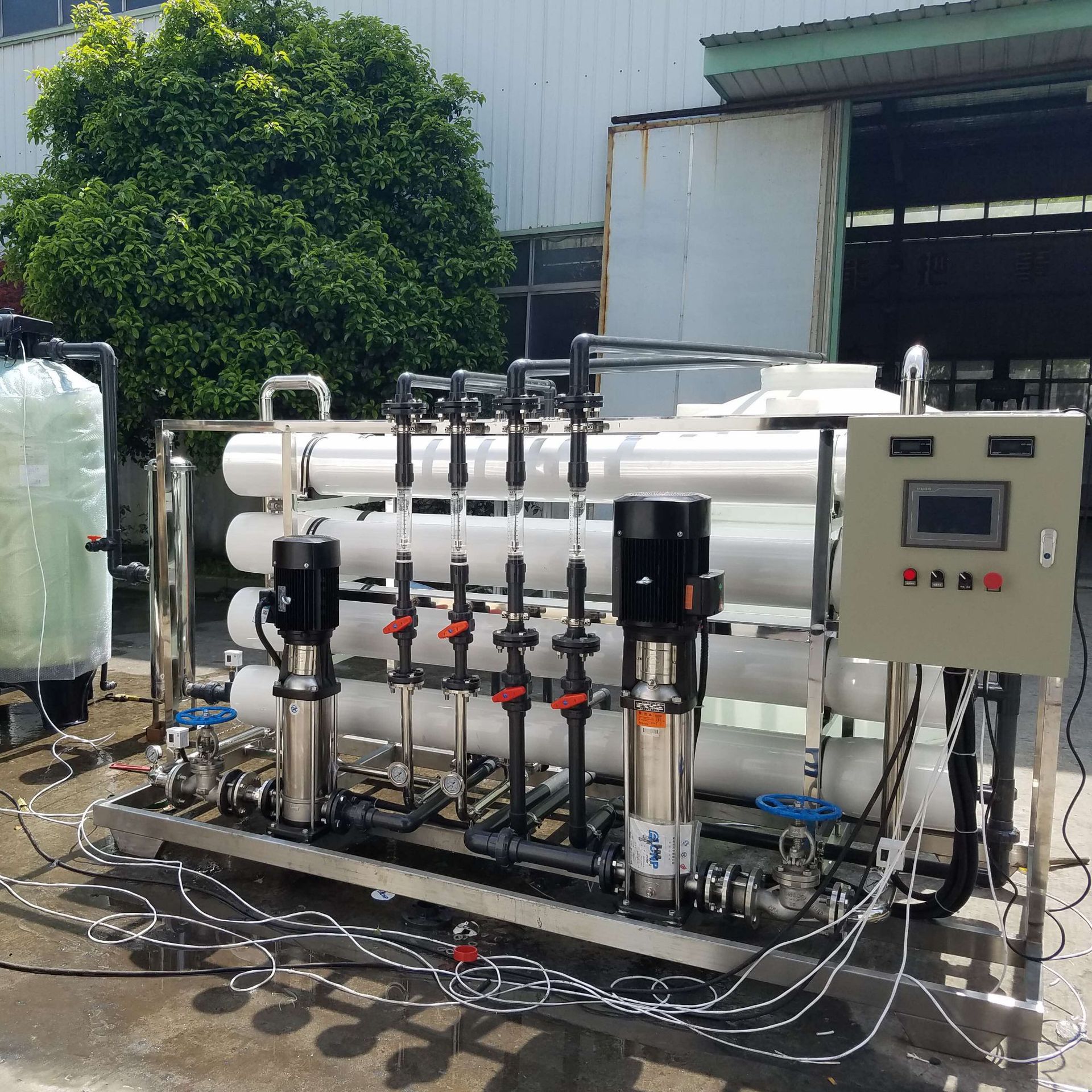 力康净化水处理设备反渗透净水器机一级二级edi超纯水gmp工厂用水