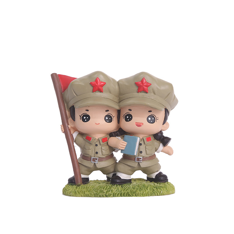 Creative Children's Day Gift Decoration the Most Lovely Soldier Brother Decoration Birthday Gift Veterans Gifts