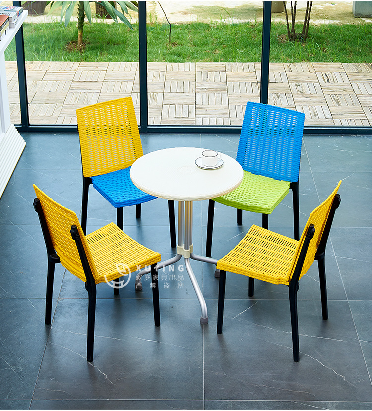 塑料桌椅户外小孩儿童休闲注塑桌子椅子休闲庭院阳台室内组合家具