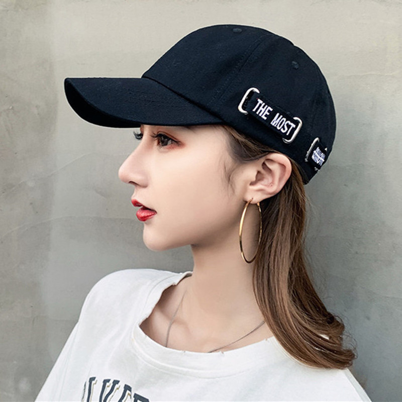 Korean Style Spring and Summer Hat Women's Fashionable All-Match Peaked Cap Student Street Ins Baseball Cap Men's Sun Protection Sun Hat