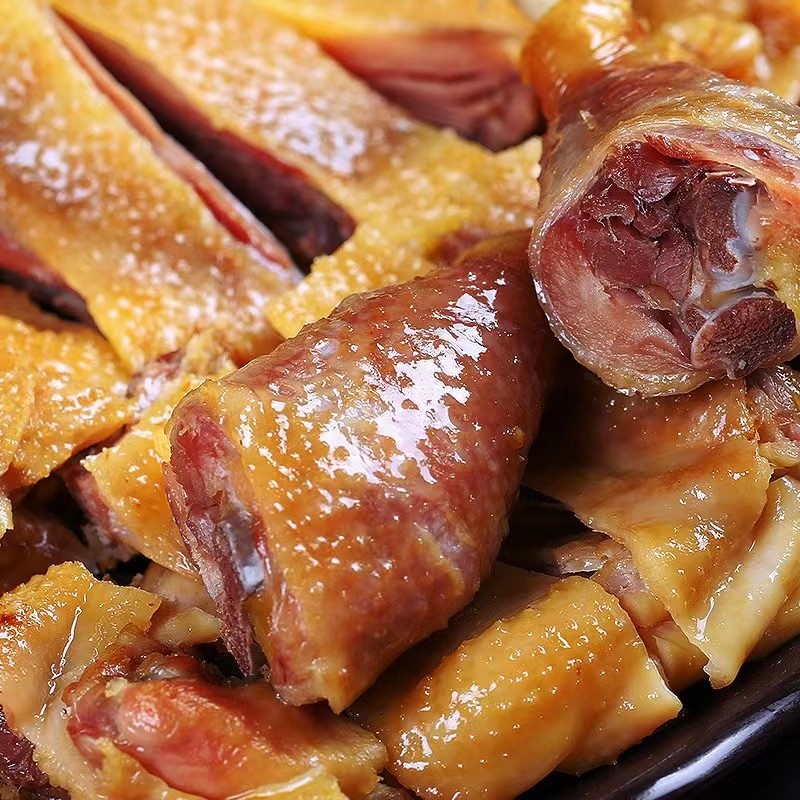湖北荆门风干鸡土鸡农家自制腊鸡土特产手撕咸鸡整只腌制腊味干货
