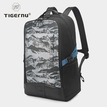Tigernu双肩包男大学生电脑背包男大容量户外旅行防水可扩容男包