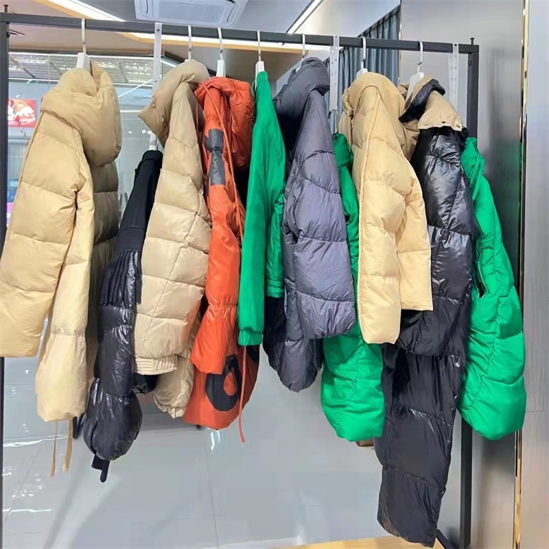 品牌折扣维伊ve反季白鸭绒羽绒服剪标女装尾货杭州实体货源批发