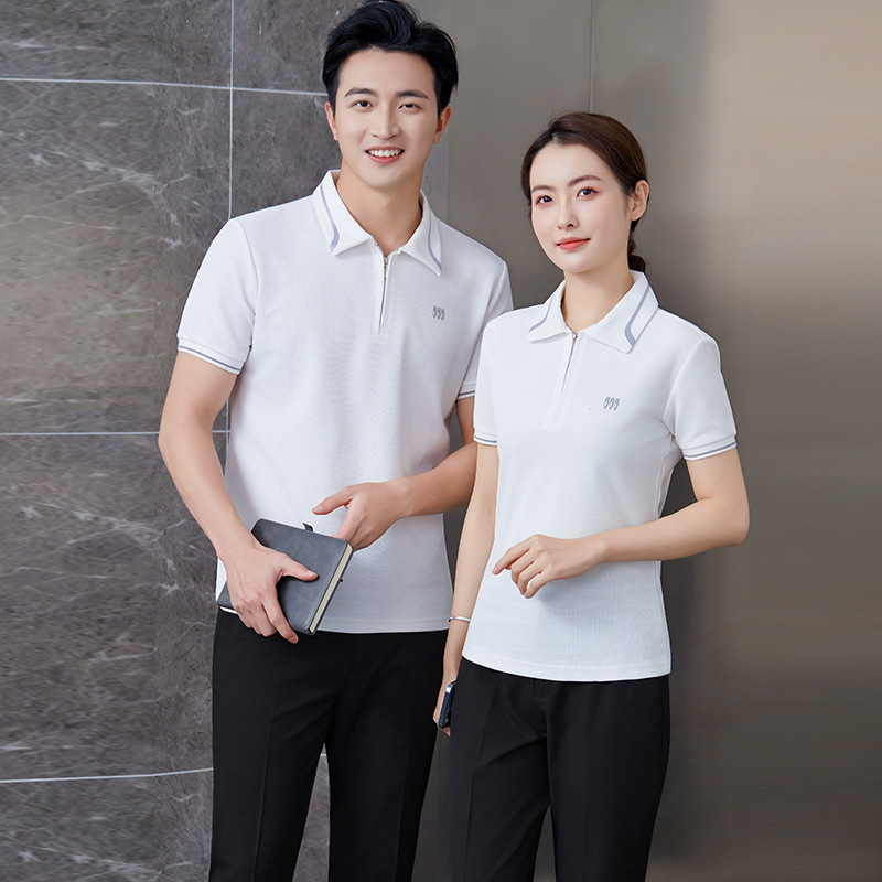 夏季工作服4s店logo别克工装短袖t恤衫上衣绣新款翻领polo衫-阿里巴巴