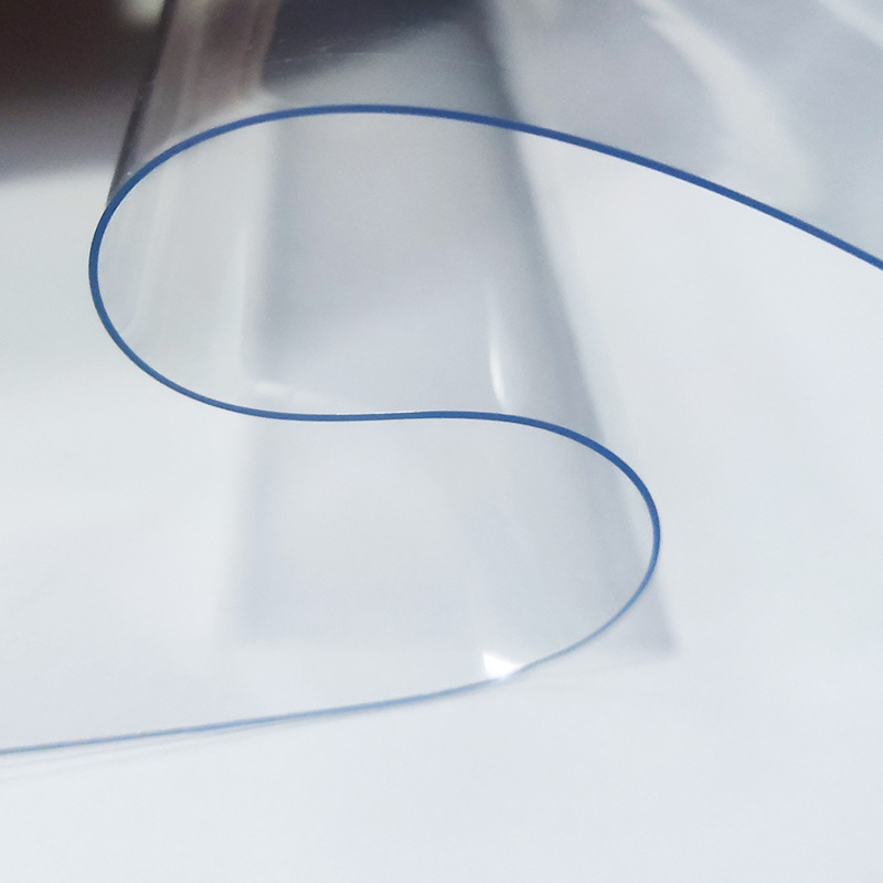 厂家专业生产PVC透明薄膜热压膜 印刷膜 PVC超透 可做门帘 餐垫等