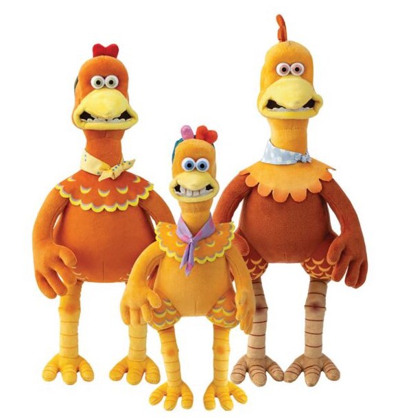 跨境新款 chicken run plush 小鸡快跑毛绒玩具公仔 毛绒玩偶