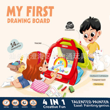 跨境儿童创意多功能学习画板磁拼写字板涂鸦绘画3合1益智早教玩具