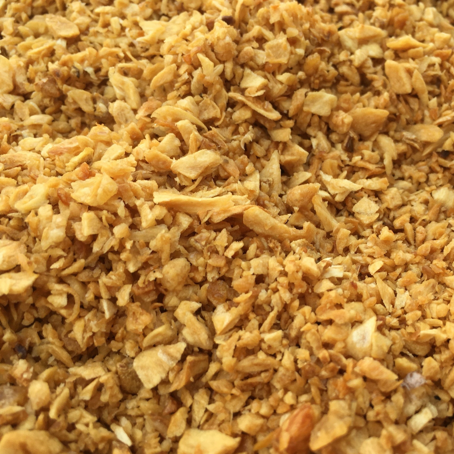 批发油炸蒜酥蒜头酥出口halal认证淀粉油炸蒜片蒜粒fried garlic