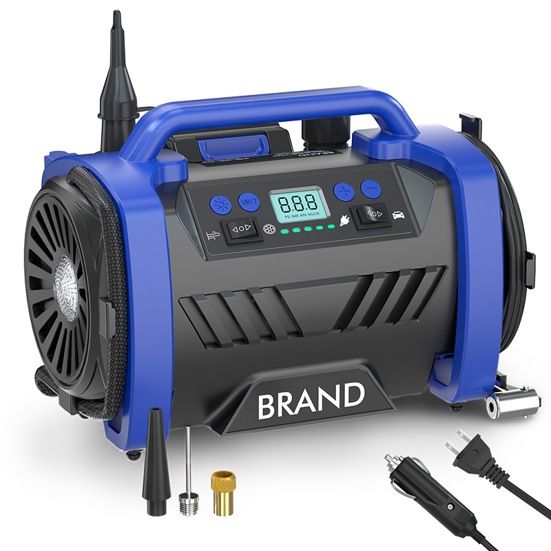 AC/DC Automobile Air Pump AC 110-230V Air Pump DC 12V Dual Power Supply Air Pump Vehicle Air Pump