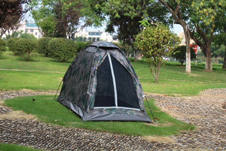 单人单层单门帐篷 户外单兵数码迷彩帐篷 超轻便携帐篷 厂家直销