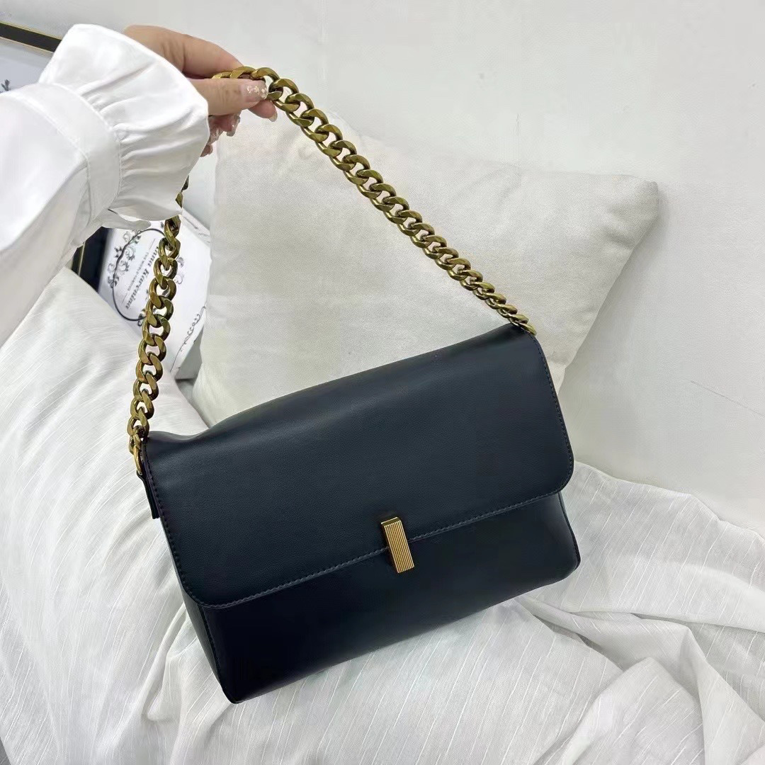 链条包包女士2023新款大容量单肩包女高级感斜挎包软皮腋下女包