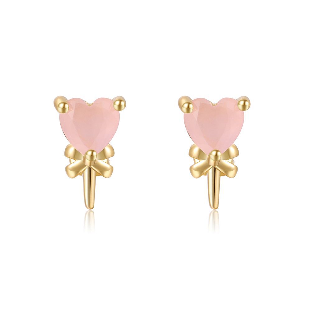2022 Summer New Lollipop Ice Cream Stud Earrings 18K Gold Color Protection Ornament Ins Wind Net Red Earrings