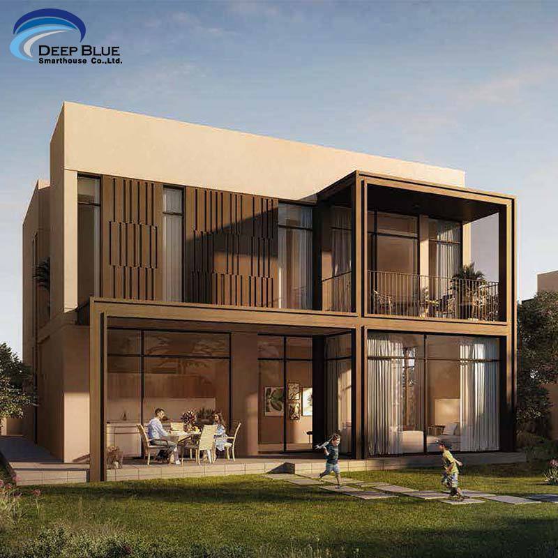 轻钢龙骨房子移动房子活动房轻钢别墅农村自建房二层别墅设计图纸