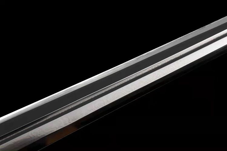 龙泉花纹钢传统宝剑一体扭转纹无名剑八面唐剑汉剑刀剑收藏未开刃