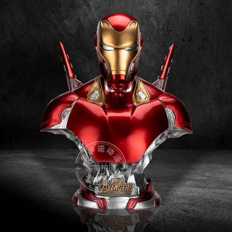 钢铁侠mk50胸像创意优质gk手办漫威复仇者联盟半身像树脂gk大模型