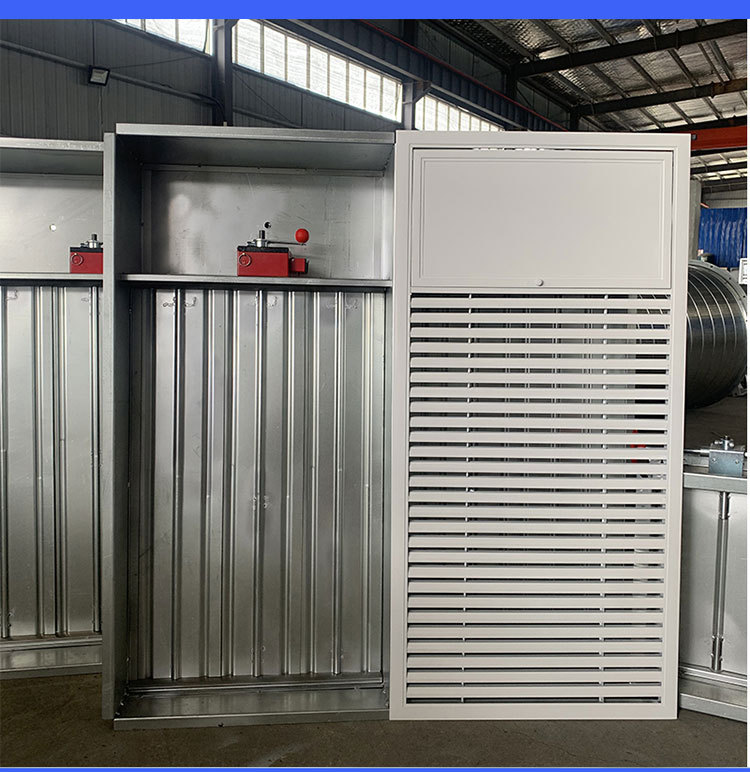 多叶排烟口3c认证消防排烟口电动防火阀百叶出风口正压送风口面板