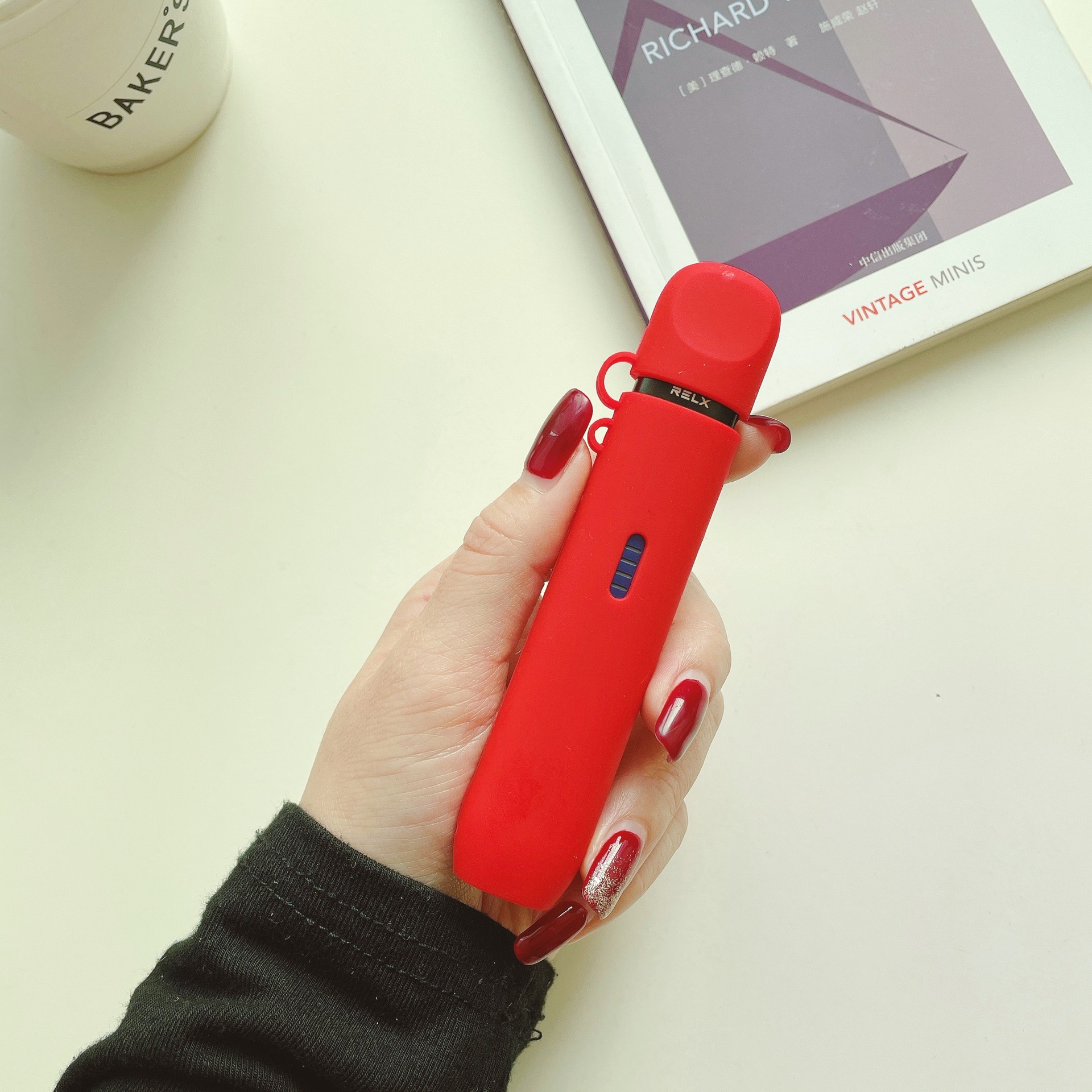 悦克5代硅胶套relx5代幻影贴纸挂绳贴纸五代悦客烟杆保护套relax5