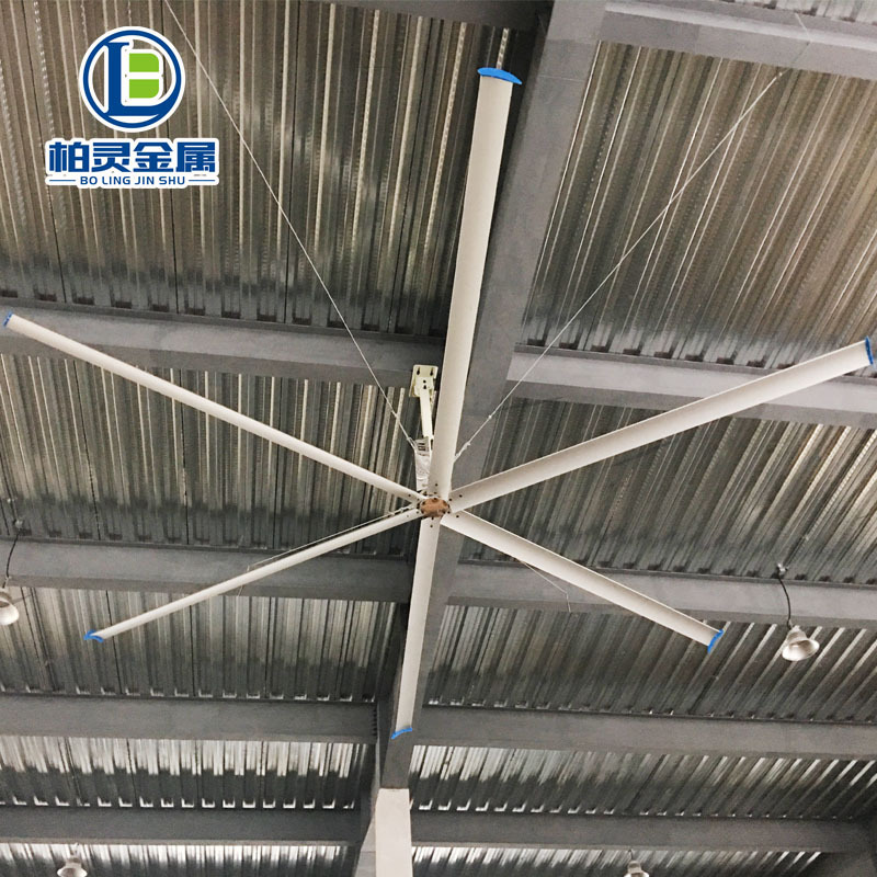 工业大吊扇大型车间厂房 永磁7米工业风扇篮球馆养殖场节能大风扇