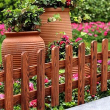 花园菜园木栅栏护栏栏杆花圃围栏小篱笆围挡花坛围墙户外室外