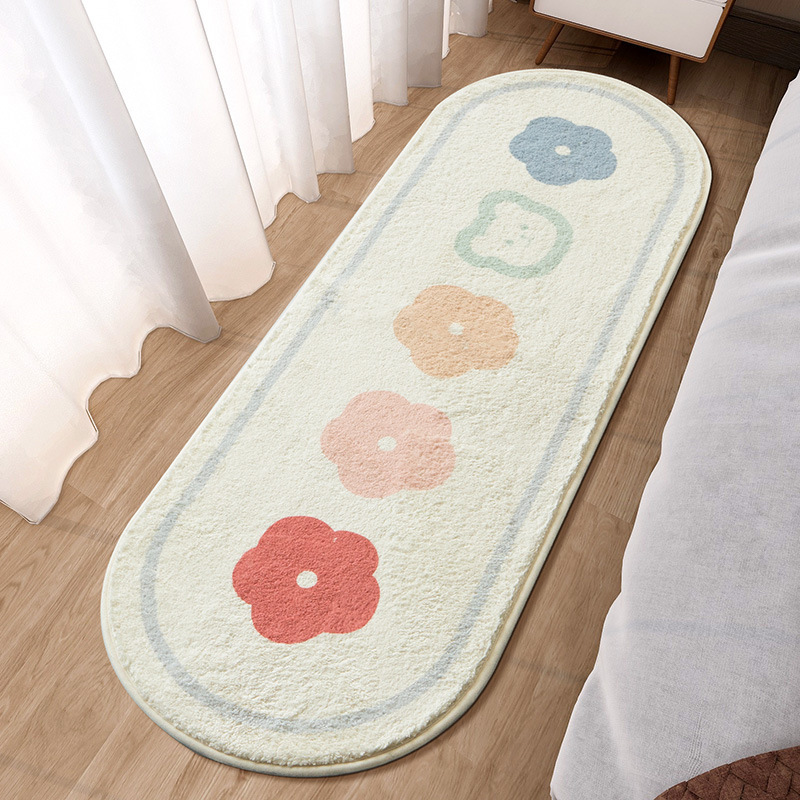 Bedroom Carpet Girl Heart Bay Window Bedside Mats Online Influencer Cute Girls Children Cartoon Room Household Foot Mat