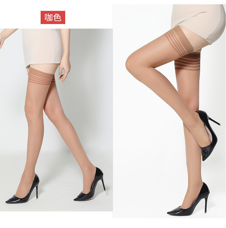 Sexy Stockings Women's Thin Summer Cored Silk Black Incarnadine Long Knee Socks Sexy Thigh Knee High Socks