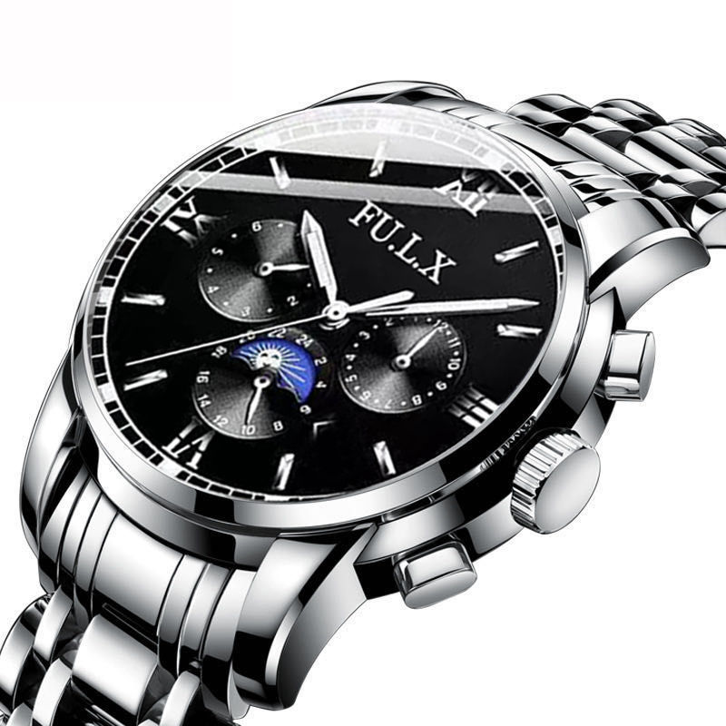 手表男学生韩版简约时尚男士夜光腕表情侣手表非机械表石英手表