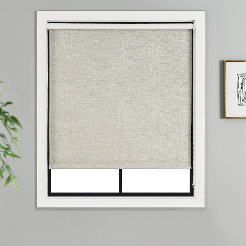 100% Full Room Darkening Roller Shade Shading Curtain Room Darkening Roller Shade Sunshade Flame Retardant Uv Resistant Bathroom Shade Curtain