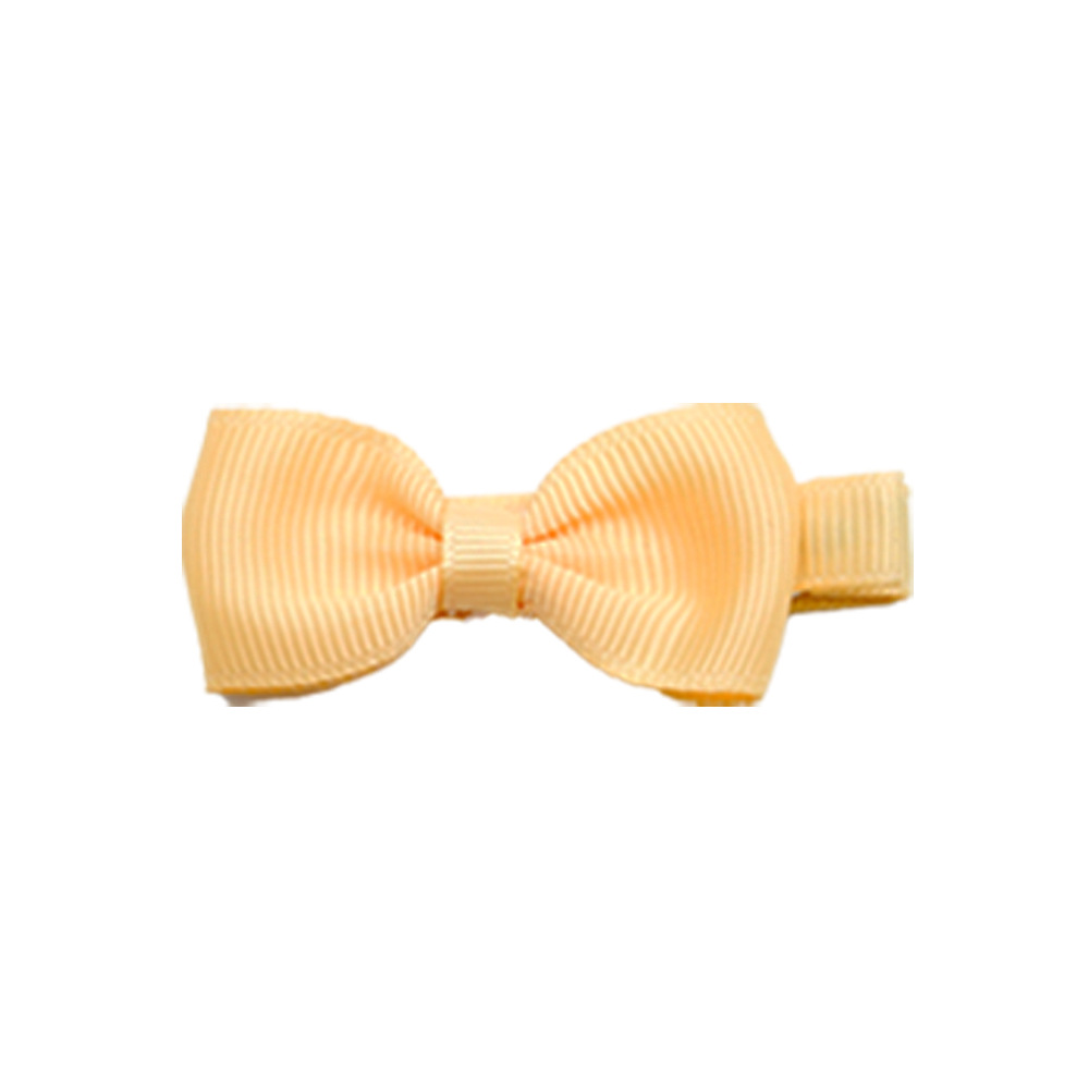 European and American Children's Ornaments Bowknot Barrettes Solid Color Thread Belt Baby Bang Clip Side Clip Headdress 9103