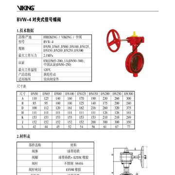 viking威景信号蝶阀-阿里巴巴