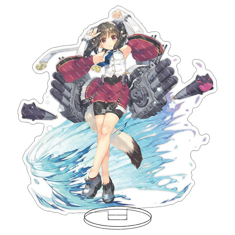 碧蓝航线动漫周边 可谓加贺 德意志 鲟 天狼星亚克力立牌样品展示