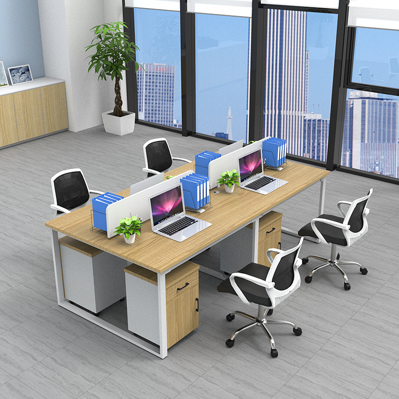 广西办公家具职员桌屏风隔断工位简约现代办公桌椅组合员工电脑桌