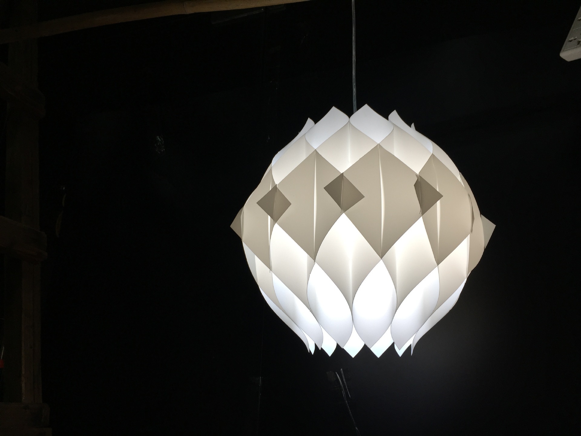 【套装】灯罩 照明专用 方卷片圆吊灯 diy创意设计