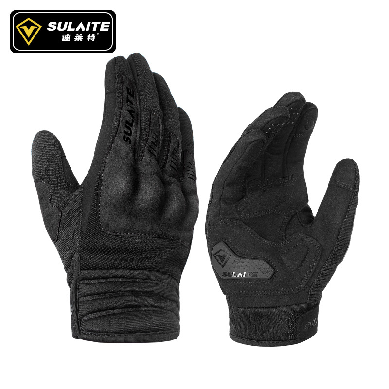 Speedite G3 Motorcycle Riding Gloves Spring and Summer Full Finger Stairs Cloth Breathable Pvc Boxing Protective Conductive Touch Screen Gloves