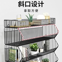 斜口篮零食货架超市商店小卖部便利店货架玩具药店置物架展示架子